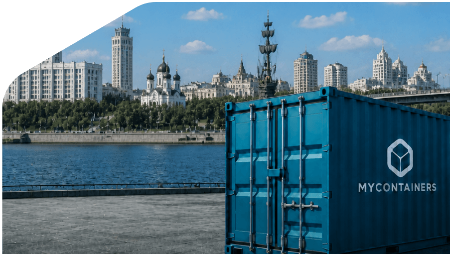 20ft & 40ft Shipping Container Rental from China with Final Drop-Off in Voronezh